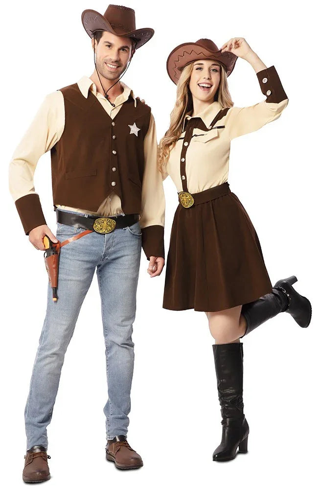 Disfraz de Vaquera con Falda para Mujer Vaquero EuroCarnavales